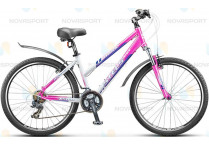 Велосипед Stels Miss 7500 V 26 (2015) Белый/Фиолетовый/Розовый 