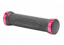 Грипсы XH-G64BL,130 mm черно-красный/150134