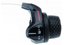Шифтер Shimano Nexus 3S41E, 3ск, с bell crank 6, оплетк, 1700мм черн, коротк. ручк. ASL3S41E170LS