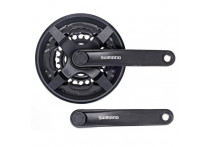 Шатун Shimano Tourney TY301 175мм 48/38/28 черный б/уп AFCTY301E888CL