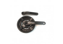 Шатуны Shimano Tourney FC-TY301 24/34/42Т 170 мм чёрные/580231