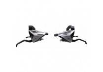 Шифтер/тормозная ручка Shimano Acera EF65 лев/пр 3x7 тр.+оплетк серебро ESTEF65P7A3S