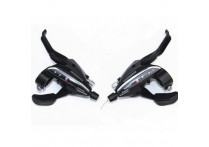 Шифтер/тормозная ручка Shimano Acera EF65 лев/пр 3x7 тр.+оплетк черный ESTEF65P7A3L
