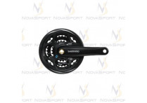 Шатун Shimano Altus M311 170мм Кв 48/38/28T защ черный EFCM311C888CL