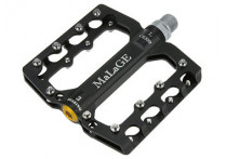 TBS mlg-CK539 алюминиевые CNC, 90х105х7мм, ось CrMo, 3 промподшипника, сменные шипы, вес 344г