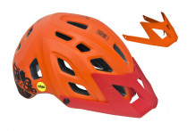 Kellys RAZOR Juicy Orange Mips, S/M (54-57cm), 23 отверстия, платформа для камеры, дополнительный козырёк Kellys RAZOR Juicy Orange Mips, S/M (54-57cm), 23 отверстия, платформа для камеры, дополнительный козырёк
