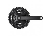 Шатун Shimano MT101 175мм 40/30/22 для 3*9 ск без защиты черный EFCMT101E002XLB