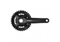 Шатун Shimano MT210 175мм 36/22T для 9 ск с защитой черный EFCMT210BEX62L