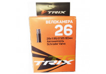 Велокамера 26' Trix (бутил) 26х1,95-2,125 А/V-60 мм