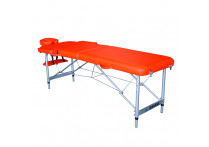Массажный стол DFC NIRVANA, Elegant, 186х60х4 см, алюм. ножки, цвет оранжевый (Orange)