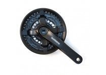 Шатун Shimano Tourney TY501 175мм 42/34/24 с защитой черный б/уп EFCTY501E244CLB