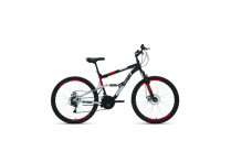 Велосипед 26' Altair MTB FS 26 2.0 disc 18 ск Черный/Красный 20-21 г 39012 16' RBKT1F16E013