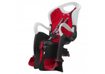Сиденье заднее TIGER EASY DREAM WHITE-RED, крепление на багажник