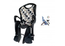 BELLELLI Сидение заднее Tiger Standard B-Fix, BLACK BUBBLES, до 22кг