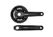 Шатун Shimano MT210-2B 175мм 36/22T 9 ск черный б/уп AFCMT210EB62L