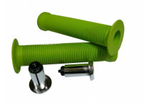 Velo грипсы vlg-411, 147мм, kraton, поверхность anti slip, с фланцами, с заглушками vlp-15-7, зелёные