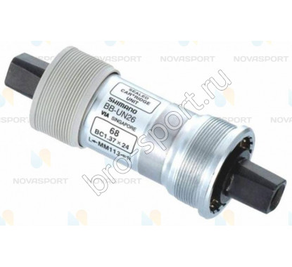 Каретка Shimano UN 26 68/mm/112,5 (LL123) б/болтов EBBUN26B23X				