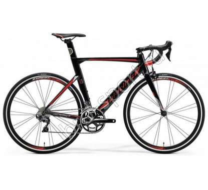 Велосипед Merida REACTO 500 Met. Black (Red/Silver) 2018