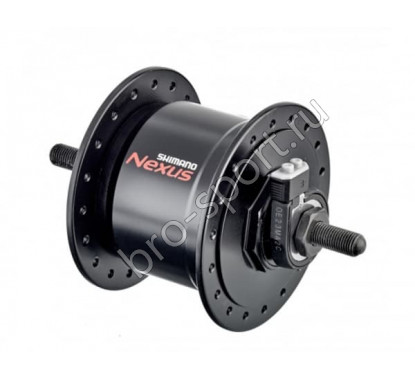 Втулка динамо Shimano, C3000-NT, 6V 3.0W, 32отв. 100X140MM, под гайки(без гаек),ADHC30003NNBL
