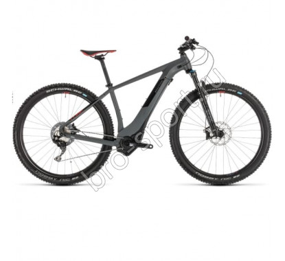 Велосипед CUBE REACTION HYBRID SLT 500 29 (grey'n' red) 2019