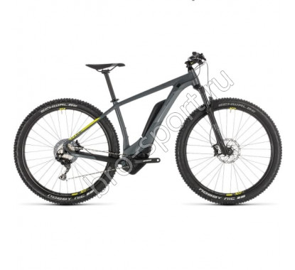 Велосипед CUBE REACTION HYBRID RACE 500 29 (grey'n' lime) 2019