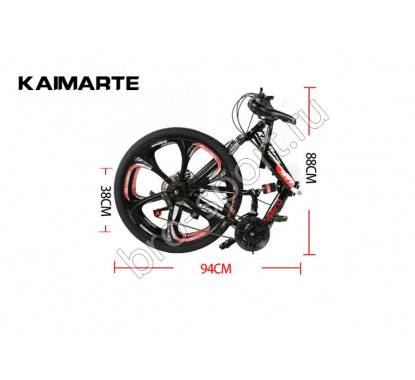 Велосипед Kaimarte KMT Classic Белый с голубым на спицах