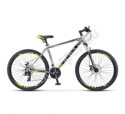 Велосипед Stels Navigator 700 MD F010 Черный/Зеленый 27.5 (LU092626)