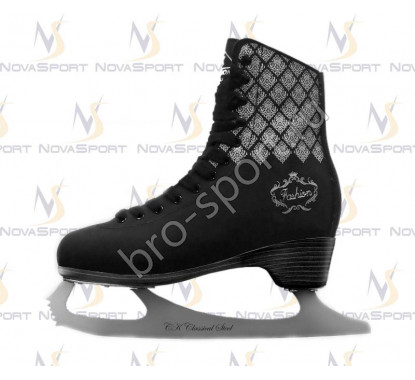 Коньки Fashion black Lux