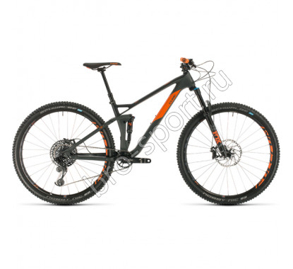 Велосипед CUBE STEREO 120 HPC TM 29 (grey'n'orange) 2020