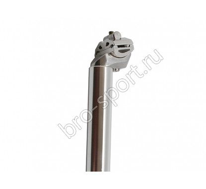 Promax штырь подседельный sp-252 алюминиевый, D:28,6 x L:400мм, серебристый, смещение 15мм, угол -10&deg; - +20&deg;, 1 болт