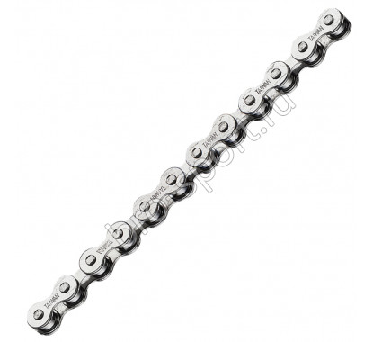 Цепь TAYA 410H, SINGLE SPEED, 112L, цвет: S/S, с соед.звеном, в торг.уп.