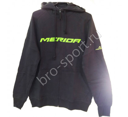 Толстовка Merida Hooded Zip Black дл.рукав 37944 XL (2288004226)