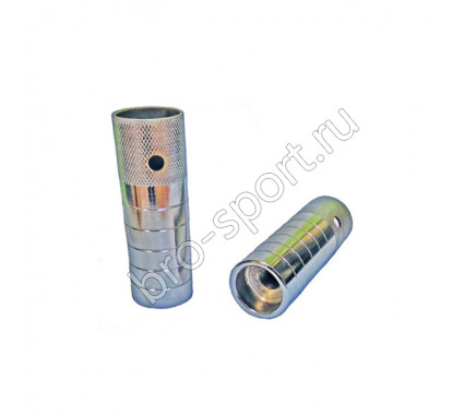 Пеги HS-02 под ось с резьбой 3/8', 110 мм, стальные, серебристые