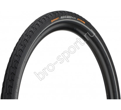 Покрышка Continental RIDE Tour 28 x 1 3/8, 37-635, чёр./чёр., ExtraPuncture Belt – 3/180 TPI – E25