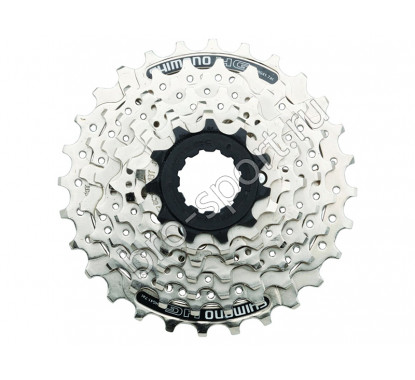 Shimano кассета cs-hg41-7 altus 7 скоростей, 11-13-15-18-21-24-28t серебристая, без уп
