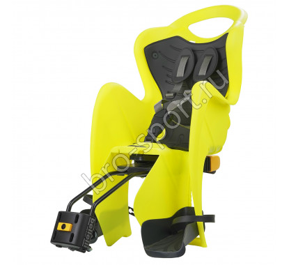 Сиденье заднее MR FOX RELAX B-FIX YELLOW LUX, крепление на подседельную трубу