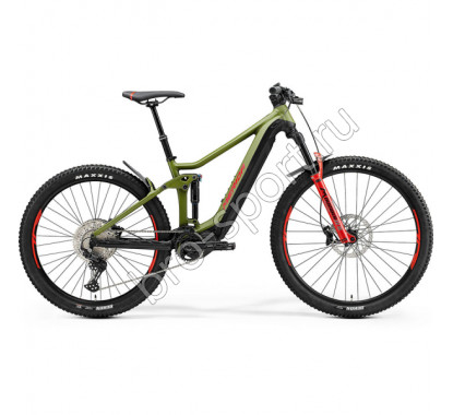Велосипед Merida eOne.Forty 500 MattGreen/Black(Red) 2021