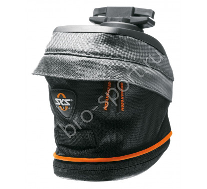 Сумка для велосипеда Sks под седло race bag m, обьём: 1,0 л, крепление быстросьёмное, чёрно-серая